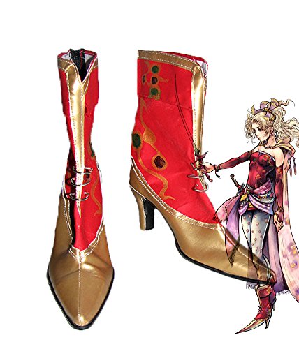 FF6 Dissidia Final Fantasy Terra Branford Cosplay Shoes Boots Custom Made 2