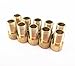 Yueton 10pcs Copper Presta to Schrader Converter Car Valve Adapter Bicycle Bike Tube Pump Air Compressor Tools