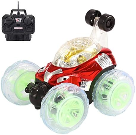 Quartly 360 Degree Spinning And Flips With Color Flash &amp; Music For Kids Remote Control Truck (B)