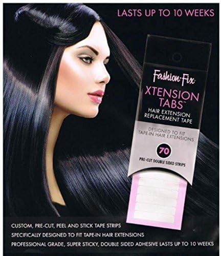 Hair Extension replacement Tape - 1/2" X 1.5" double side adhesive 70 Tapes