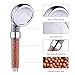 Hippih High-Pressure Water-Saving Negative Ionic Filtered Handheld Shower head for Dry Skin and Hair,Purifies Water, Remove Chlorine