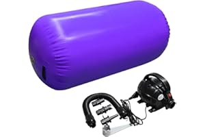 GLANT Air Mat Tumble Track AirSpot - Gymnastics Training Springboard - Round Inflatable Springboard