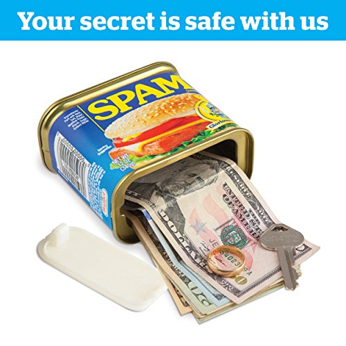 image for BigMouth Inc SPAM Can Safe - Great Hiding Place for Storing Valuables,