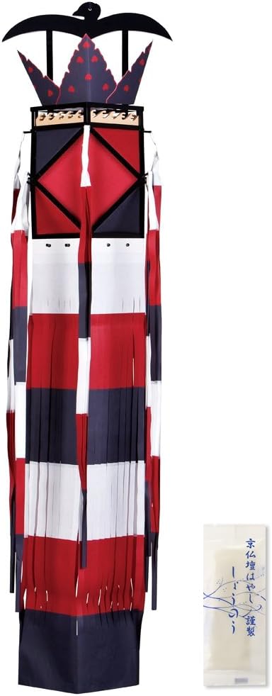 Amazon 京仏壇はやし 盆提灯 盆ちょうちん 吊り提灯 特選 和紙切子灯篭 中 東本願寺用 浄土真宗 真宗大谷派 高さ140cm 切子灯篭 京仏壇はやしオリジナル 防虫剤 しょうのう セット 盆提灯 オンライン通販