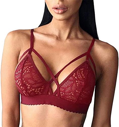 Buitifo Women Lace Bra Sexy Bralette Strappy Soft Bustier Lingerie