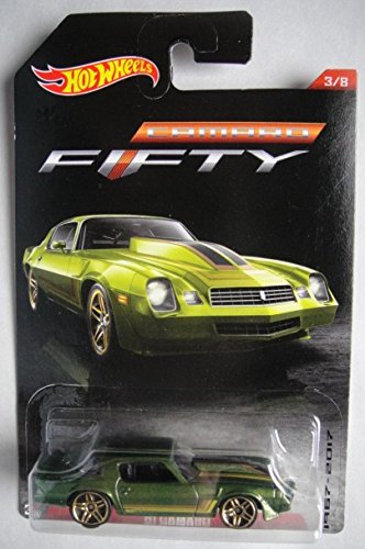HOT WHEELS CAMARO FIFTY ANNIVERSARY GREEN '81 CAMARO 3/8 1:64 SCALE