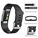 GEAK Adjustable Sports Replacement Bands for Fitbit Charge 2 3Pack Large Sport Black/Classic Black/Diamond Black
