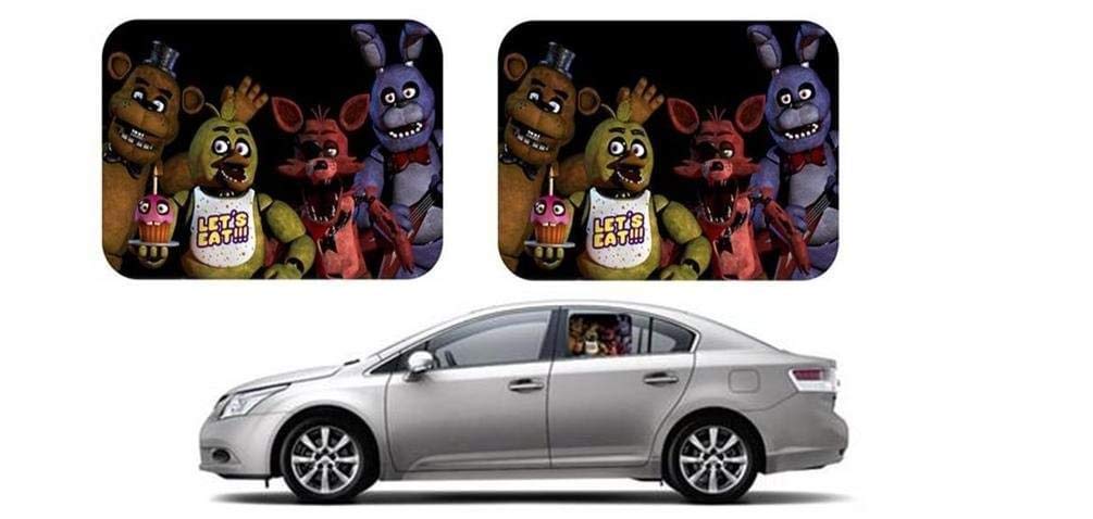 Five Nights At Freddy's Side Window Auto Sunshades - 2 Pieces