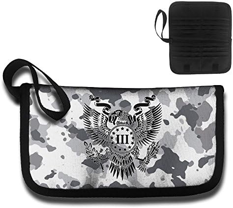 Seal Of The III Percent Ticket Passport Credit Card ID Document Organizer Holder Bag Purse Travel Pouch