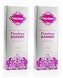 Self Tanning Liquid Flawless Darker by Fake Bake | Luxurious and Fast-Drying Solution that delivers the Beautiful Streak-Free Darkest Tan in the Range | Black Coconut Scent | 6 fl oz(pack of 2)