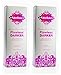 Self Tanning Liquid Flawless Darker by Fake Bake | Luxurious and Fast-Drying Solution that delivers the Beautiful Streak-Free Darkest Tan in the Range | Black Coconut Scent | 6 fl oz(pack of 2)