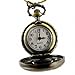 YouYouPifa Bronze Exquisite Peach Petals Carved Hollow Small Pocket Watch