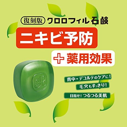 クロロフィル石鹸 復刻版 85g 医薬部外品 黒龍堂 洗顔せっけん 通販 Amazon