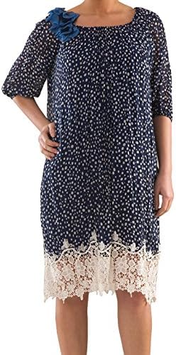 La Mouette Women's Plus Size Refreshing Crinkled Chiffon Dress - Sizes:12, 14, 16, 18