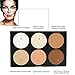 RUIMIO Makeup Contour Kit Highlight and Bronzing Powder Palette, 6 Colors, Best 2018 New Year Gift
