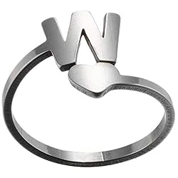 Jude Jewelers Stainless Steel Heart Shaped