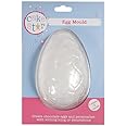 Cake Star Easter Egg Mould, 2 Part Textured Chocolate Making Mold, Create Your Own Easter Eggs - Large, 140 mm x 93 mm 84833 Transparent