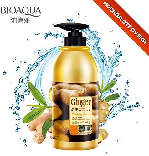 1 piece BIOAQUA Ginger Hair Shampoo Dry Spray Shampoo Oil Control Hair Repair Nourishment Anti-dandruff Hair Care 400ml