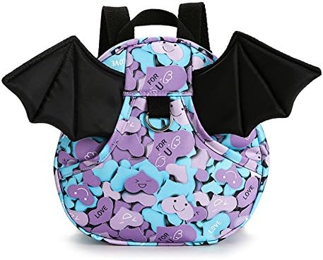 Animal Design Toddler Daycare Bag Anti Lost Leash Safety Harness Mini Backpack 15 Patterns Varied (Demon-Camo C)