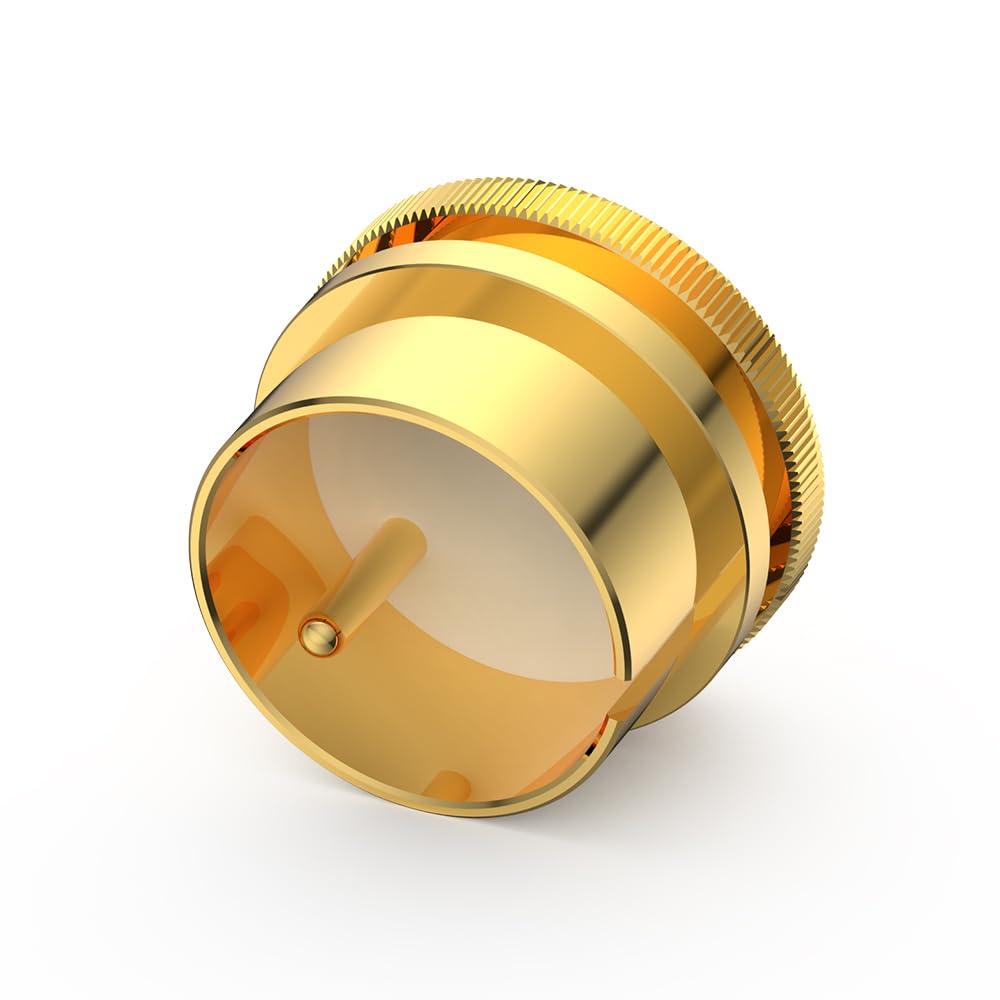 Tertullus XLR Dust Cap Gold-Plated XLR Male Caps (2 Pcs) Rfi/Emi Reduction