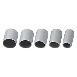 uxcell 25pcs Round Rubber End Caps