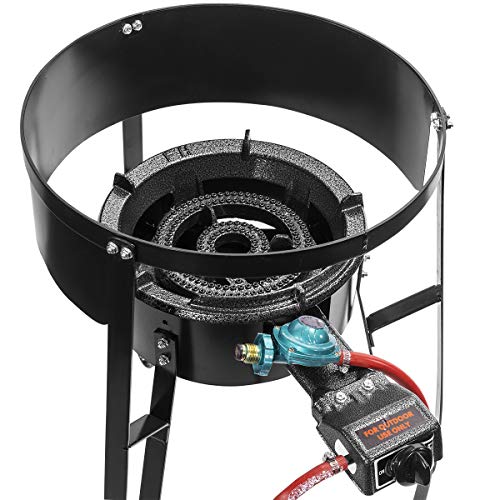 XtremepowerUS Electric Igniter Portable Single Propane Gas Stove Alpha
