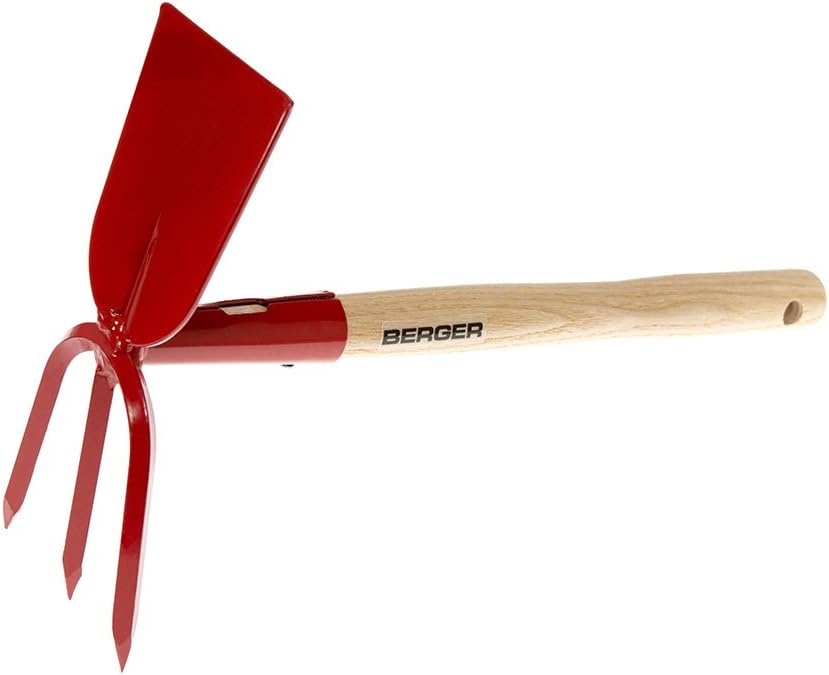 Berger small hoe 5630 made of powder-coated metal garden shovel with a working width of 7 cm