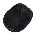 Hemlock Women Girl Round Fashion Wig Hair Braided Wig (Black)