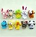 Emorefun Joe 10 pcs Novelty Finger Puppets Set Cartoon Animal Style Soft Velvet Dolls Props Educational Toys for Baby Story Time, Shows, Playtime