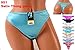 Lot 1 6 or 12 pcs Smooth Quality Satin Thong panty S/M/L/XL (951) (LARGE, 1 pcs Any Color Possible)