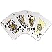 Modiano Texas Poker Hold'em 100% Plastic Playing Cards, Jumbo Index, Poker Wide Size (Black)