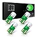 SIRIUSLED AG Super Bright 300 Lumen Ultra Compact LED Interior Light Bulb Size 168 175 194 2825 Pack of 4 Color Green