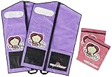 Organizables Children's Hanging Clothes Organizer, Girls Deluxe Weekend Set, Purple