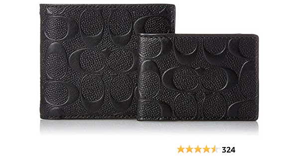 mens coach leather wallet