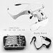 Headband Magnifier Glasses With LED Light, Head Mount Magnifier Handsfree Reading Magnifying Glasses with Light for Close Work Jeweler Loupe Craft Watch Repair Hobby 5 Lenses 1.0X 1.5X 2.0X 2.5X 3.5X