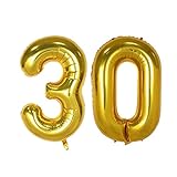 40inch Gold Number 30 Balloon Party Festival