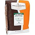 Fresh Roasted Coffee, Organic Colombian | USDA Organic, 100% Single Origin, Kosher | Medium Roast 5 lb (80 oz) Whole Bean
