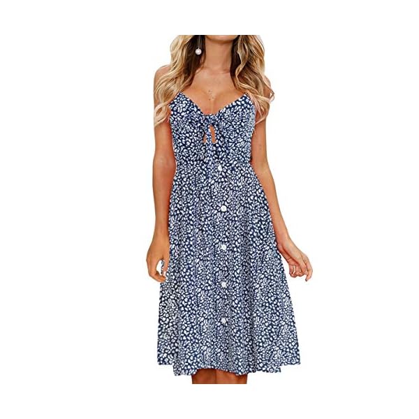 button front spaghetti strap dress
