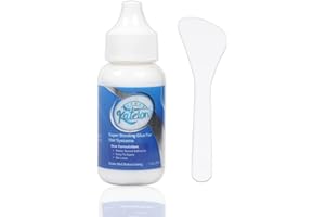 EUMOS Lace Glue for Wigs 1.3oz - Invisible Bonding Glue Lace Wig Glue Hair Replacement Adhesive Strong Hold Transparent Hair Glue for Lace Wigs, Oily Scalps, Hairpiece, Frontal Toupee Hair Systems