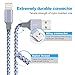 Lightning Cable,BBInfinite Charger Cables 3Pack 3FT 6FT 10FT to USB Syncing and Charging Cable Data Nylon Braided Cord Charger for iPhone X/8/8Plus/7/7 Plus/6/6 Plus/6s/6s Plus/5/5s/5c/SE -Gray&White