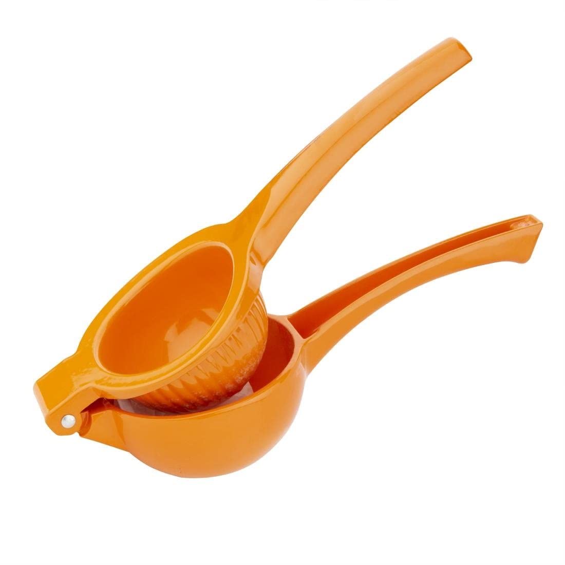 Olympia Hand Juice Squeezer Bartender Tool Bar Accessory in Orange