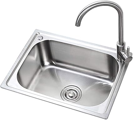 Fregaderos De Una Tarja de Cocina Simple de Acero Inoxidable 304 de