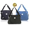 Crossbody-Bags-for-Women-Large-Tote-Nylon-Lightweight-Travel-Purse-Multi-Pocket-Shoulder-Bag-Handbags