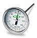 Vee Gee Scientific 82160-6 Dial Soil Thermometer, 6" Stainless Steel Stem, 3" Dial Display, -40 to 160-Degree F primary