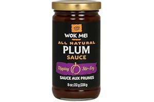 Wok Mei All-Natural Plum Sauce – Authentic Chinese Sweet & Tangy Dipping Sauce (227ml / 8oz)