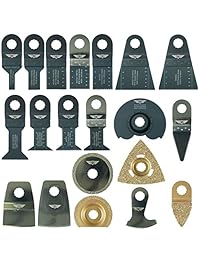 20 x topstools wxk20 OMT mezcla Cuchillas para Rockwell F30 F50 F80 Sonicrafter AEG Ryobi Worx Multitool Multi Herramienta Accesorios