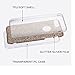 Hanlesi iPhone 7 Plus Case Case Fashion Glitter Shiny Gradient Bling Silicone Protective Cover for Apple Phone 7P Plus 5.5 inch for Girl Boy 2017 New with Lanyard Hole Gold