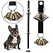 QUXIANG Dog Training Bells Dog Doorbells for Potty Training and Communication Upgraded 7 Extra Large Loud DoorBells Unique Style & Premium Quality for Puppies Dogs Doggy Doggie Pooch Pet Cat