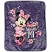 Disneys Minnie Mouse Plush Throw Blanket, Adorable Me, Twin Size 60x80 inches