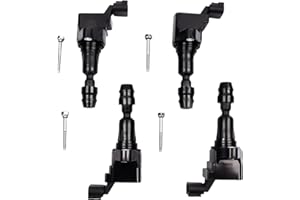 XONGJOJO Ignition Coil Pack OE#UF491 UF645 Compatible with 10-17 Equinox 07-14 Malibu 06-10 Cobalt 06-11 HHR 10-17 Terrain 12-17 Verano 11-17 Regal 07-10 G5 06-10 G6 06-09 Solstice 2.0L 2.2L 2.4L,Set Of 4